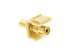 Picture of Feed Through Keystone Jack - RCA (Component / Composite) - Ivory - Color Coded Yellow - 6 of 8