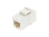 Picture of RJ45 Cat 6 Keystone Jack - Pass Through Panel Mount - White - 4 of 8