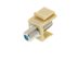 Picture of F-Type 3GHz Feed Through Keystone Jack - Ivory - 4 of 8