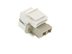 Picture of Fiber Optic Keystone Coupler - LC to LC Multimode Duplex - White - 2 of 8