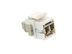 Picture of Fiber Optic Keystone Coupler - LC to LC Multimode Duplex - White - 6 of 8