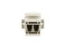 Picture of Fiber Optic Keystone Coupler - LC to LC Multimode Duplex - White - 7 of 8