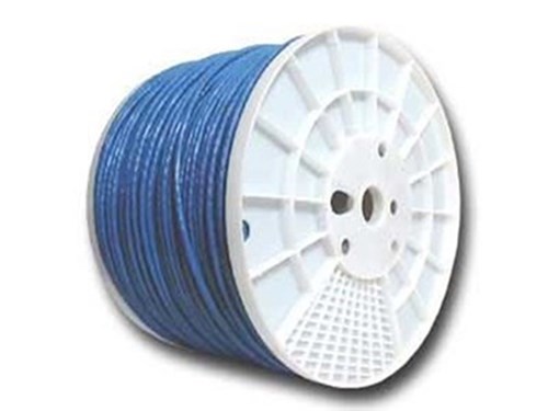 Cat 6 600Mhz Network Cable - Stranded - Blue PVC - 1000 FT