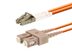 Picture of 5m Multimode Duplex Fiber Optic Patch Cable (62.5/125) - LC to SC - 0 of 7