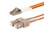 25m multimode duplex fiber optic patch cable 62.5/125 LC to SC