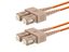 20m multimode duplex fiber optic patch cable 62.5/125 SC to SC connectors
