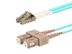 Picture of 30m Multimode Duplex Fiber Optic Patch Cable (50/125) OM3 Aqua - Laser Opt - LC to SC - 0 of 4