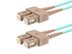 3m OM3 multimode duplex fiber optic patch cable 50/125 SC to SC - 0 of 2