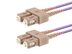 10m multimode duplex fiber optic patch cable SC to SC - 0 of 2