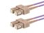 25m multimode duplex OM4 fiber optic patch cable 50/125 SC to SC