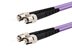 ST to ST multimode duplex fiber optic patch cable, 50/125 OM4, connector view - 0 of 2
