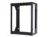 Front view of 15U open frame swing out wall mount rack - 3 of 5