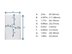 1 port keystone faceplate dimensional diagram showing mounting measurements - 1 of 2