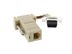Picture of Modular Adapter Kit - DB9 Female to RJ11 / RJ12 - Beige - 4 of 8