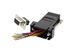 Picture of Modular Adapter Kit - DB9 Female to RJ45 - Black - 1 of 8