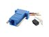 Picture of Modular Adapter Kit - DB9 Female to RJ45 - Blue - 5 of 8