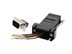 Picture of Modular Adapter Kit - DB9 Male to RJ45 - Black - 1 of 8
