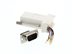 Picture of Modular Adapter Kit - DB9 Male to RJ45 - White - 7 of 8
