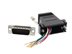 Picture of Modular Adapter Kit - DB15 Male to RJ45 - Black - 0 of 8
