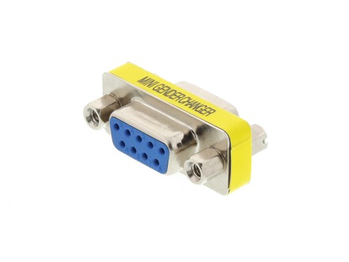 DB9 Female to Female Gender Changer - 5 Pack
