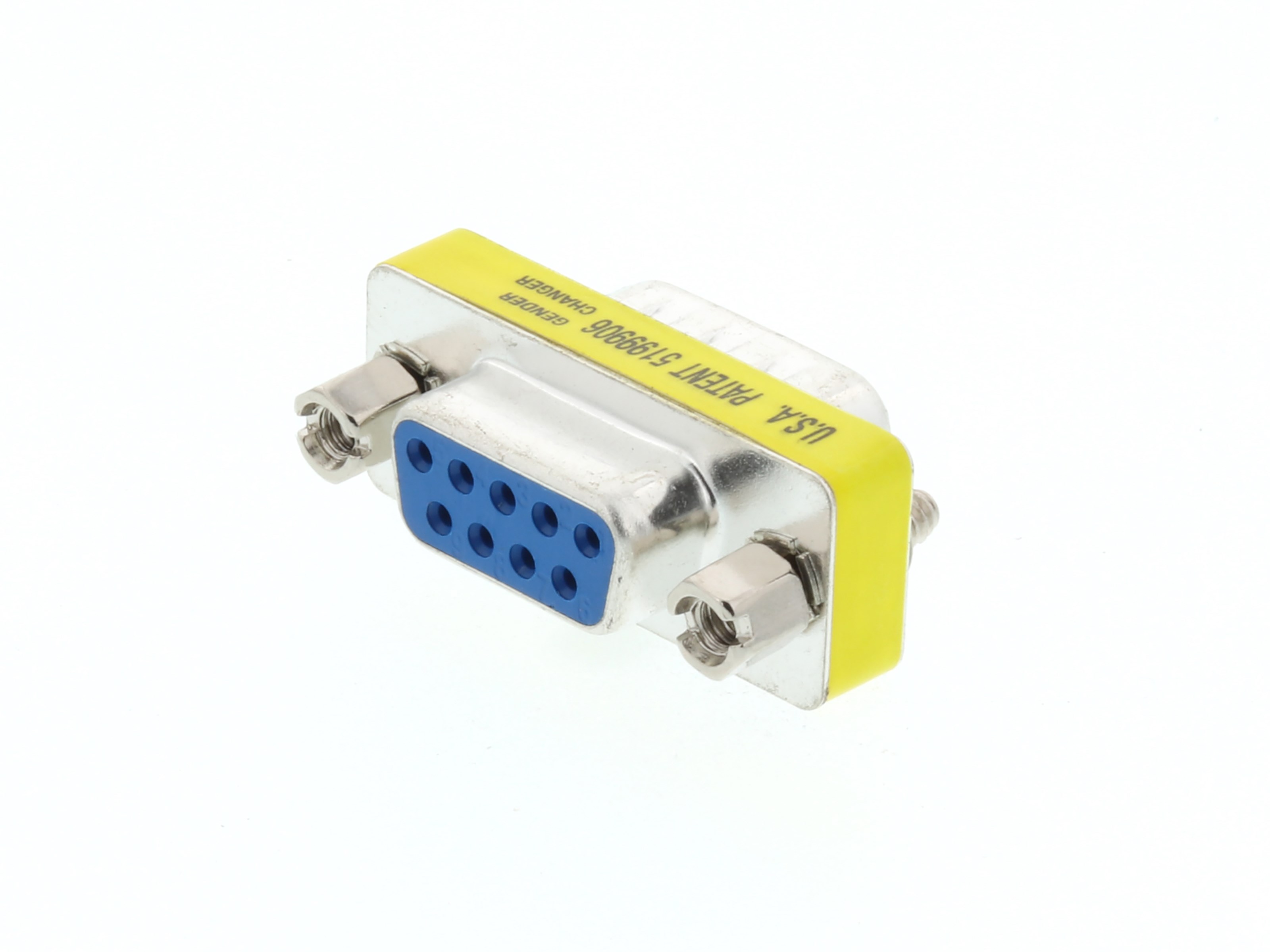 5-Pack DB9 Female To Female Gender Changer - RS232 Serial Port Saver Coupler