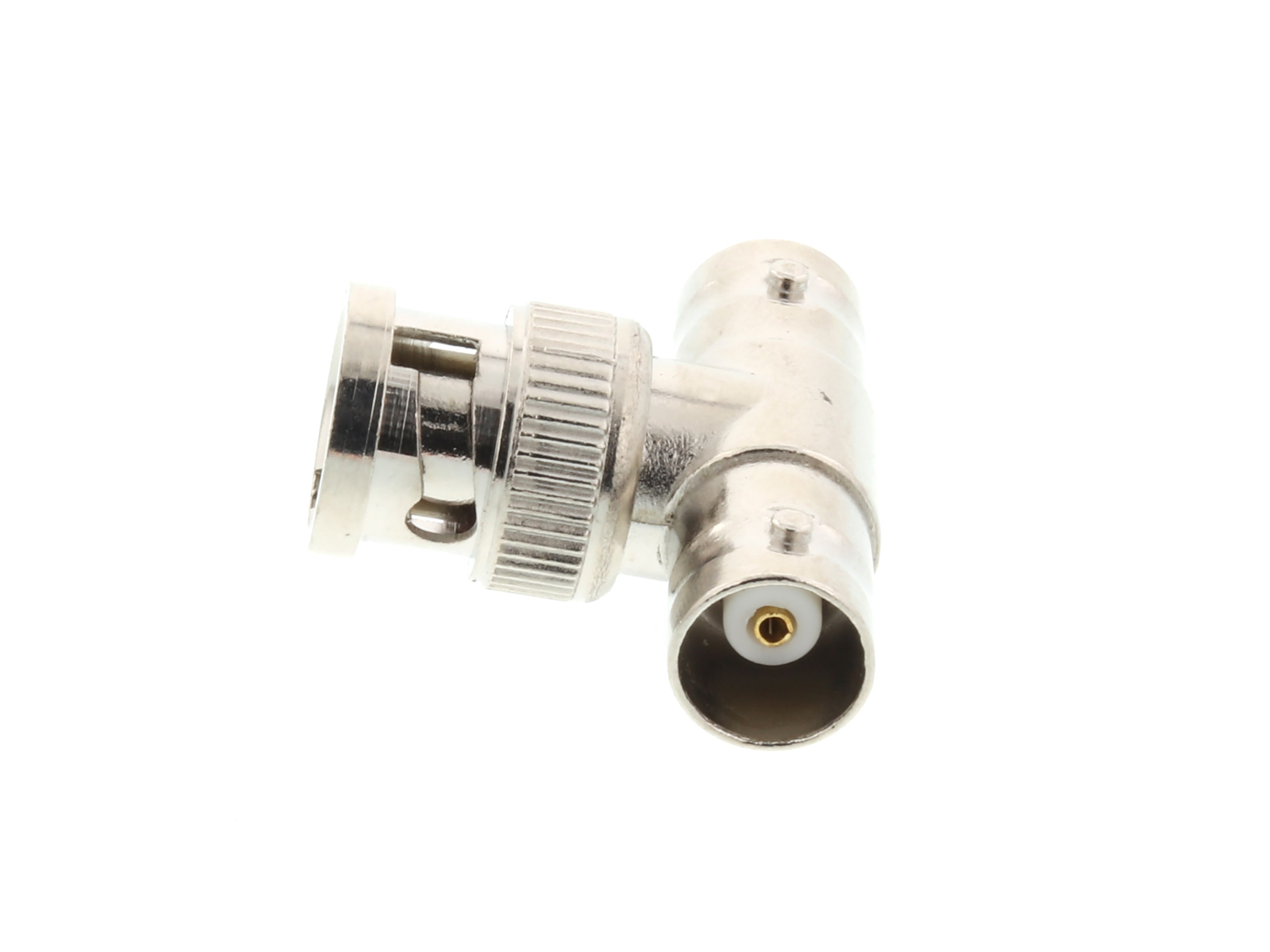 Wennow BNC Male To 2 Female T Adapter – RF Coaxial 3-Way Splitter – 58683