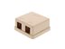 2 port surface mount box front view - 0 of 8