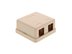 2 port surface mount box rear port opening - 3 of 8