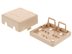2 port surface mount box base and cover separated - 6 of 8