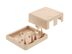2 port surface mount box open base view - 7 of 8