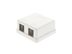2 port surface mount box front view - 0 of 8