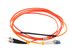 1 meter mode conditioning duplex fiber optic patch cable with LC to ST connectors - 0 of 1