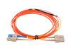 3m mode conditioning duplex fiber optic patch cable 62.5/125 SC to SC