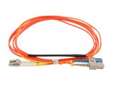 3m mode conditioning duplex fiber optic patch cable 50/125 SC equipment to LC