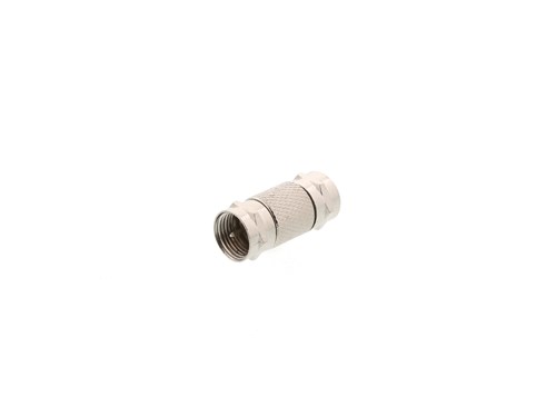 F-Type Male to Male Coaxial Coupler - 10 Pack