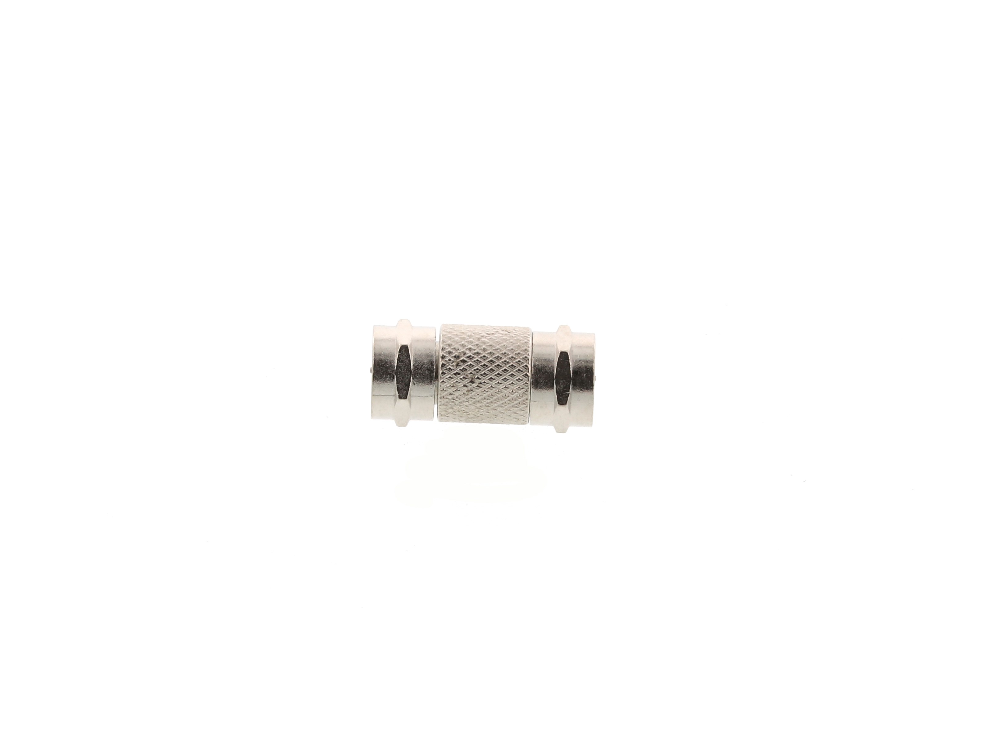 2-Pack F-Type Male To Male Coax Cable Coupler, Screw-On Adapter For Satellite, TV Antenna, Digital Signals