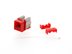 Picture of CAT5e Keystone Jack 90 Degree 110 UTP - Red - 8 of 9