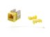 Picture of CAT5e Keystone Jack 90 Degree 110 UTP - Yellow - 8 of 9