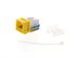 Picture of Cat 6 Keystone Jack 90 Degree 110 UTP - Yellow - 8 of 9
