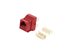 Picture of Cat 6 SpeedTerm Keystone Jack 180 Degree 110 UTP - Red - 11 of 12