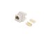 Picture of Cat 6 SpeedTerm Keystone Jack 180 Degree 110 UTP - White - 12 of 13