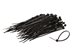 Picture of 4 Inch Black Miniature Thin Cable Tie - 100 Pack - 1 of 3