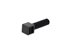 Picture of UV Black Wall Mount Plug with 9mm Mounting Hole - 100 Pack - 4 of 12