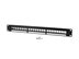 1U high-density 24 port blank patch panel with mounting hardware - 2 of 6