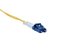 LC connector on singlemode duplex fiber optic patch cable - 1 of 2