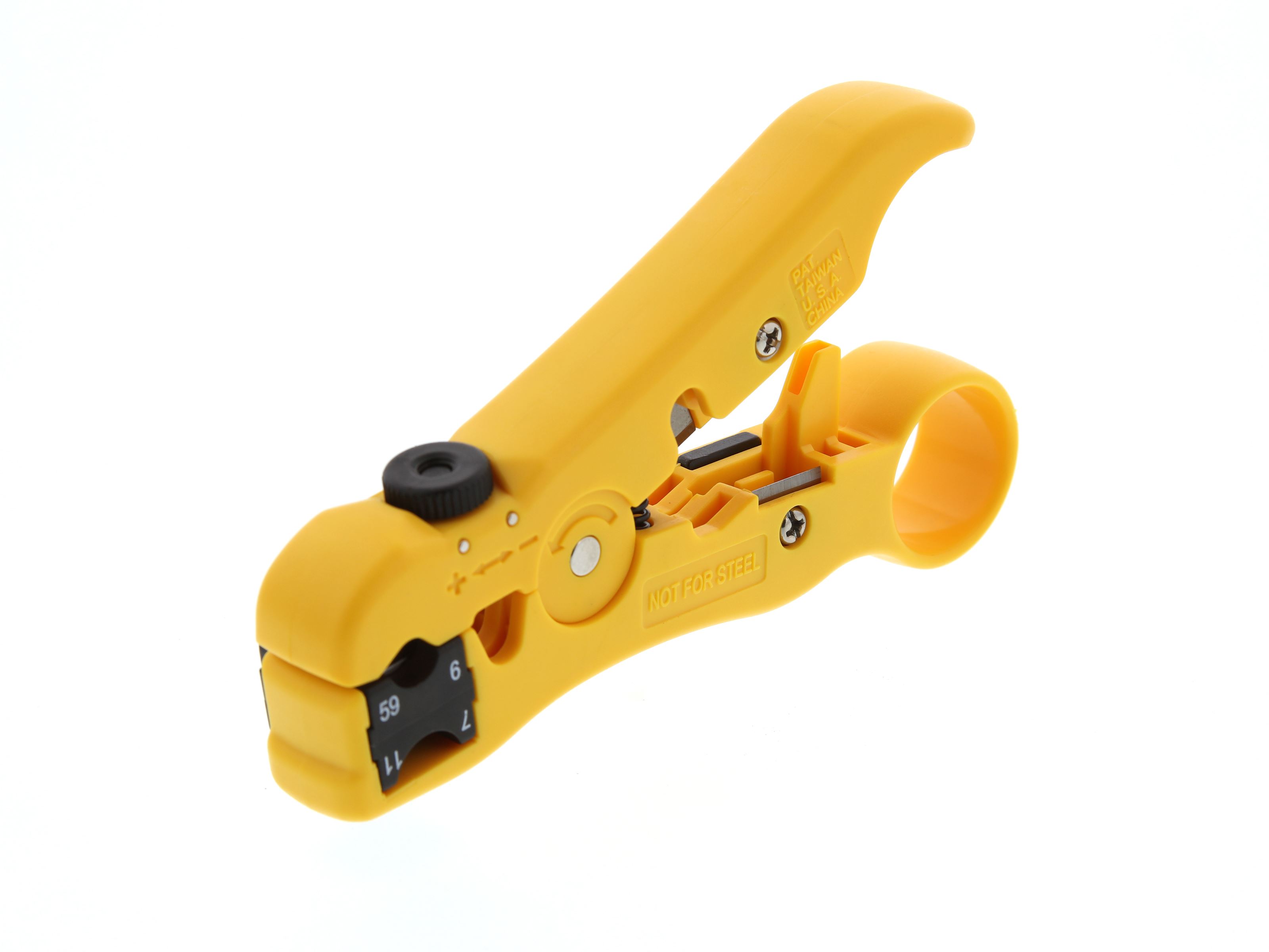 RG59/6/7/11 Coaxial Cable Stripper & Crimper Tool – Also For CAT5 – DIYsecuritycameraworld
