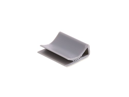 28 mm Gray Flat Cable Clamp - 100 Pack