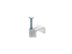 Picture of 10mm White Flat Nail Cable Clip - 100 Pack - 4 of 9
