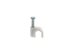 Picture of 6mm White Round Nail Cable Clip - 100 Pack - 5 of 9