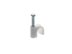 Picture of 7mm White Round Nail Cable Clip - 100 Pack - 4 of 9